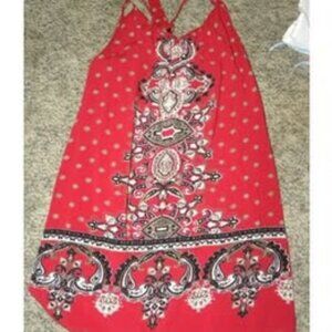 Women Size Small - Red Summer Dress by Angie